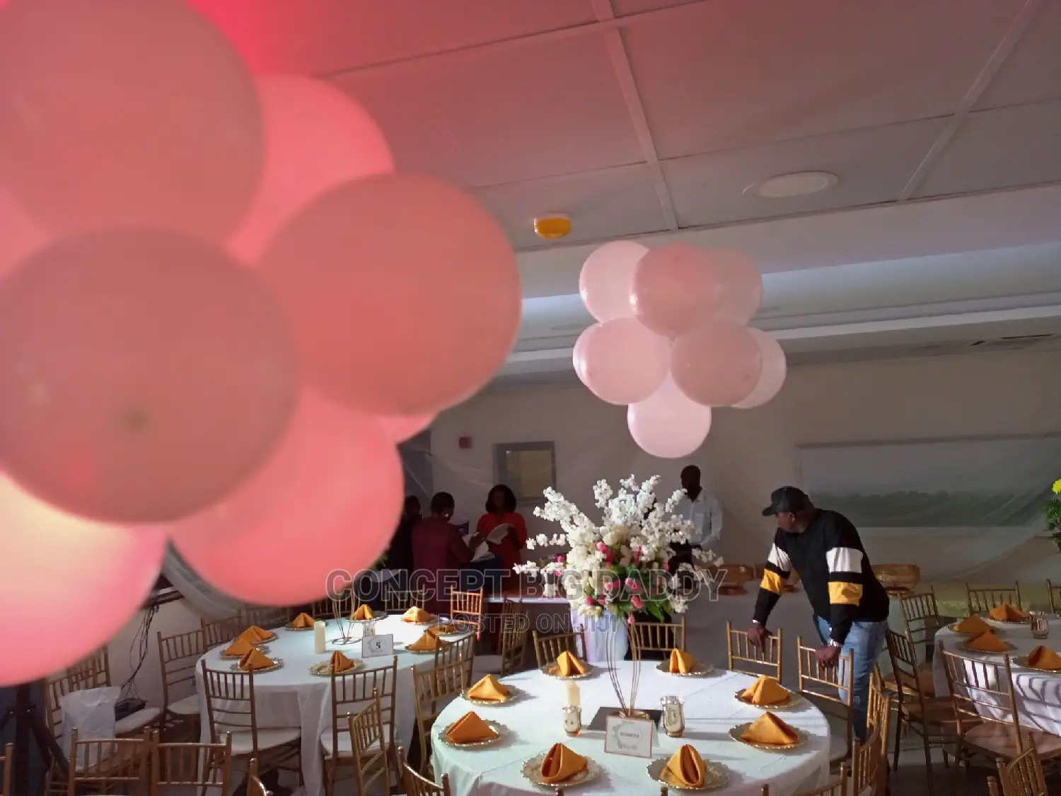 Event Decorations, Catering, Ushers, Bouncers and Event Mang