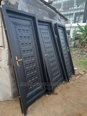 Double Panels Iron Door