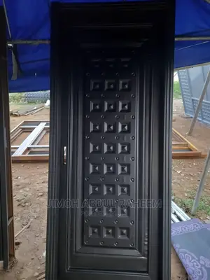 Double Panels Iron Door