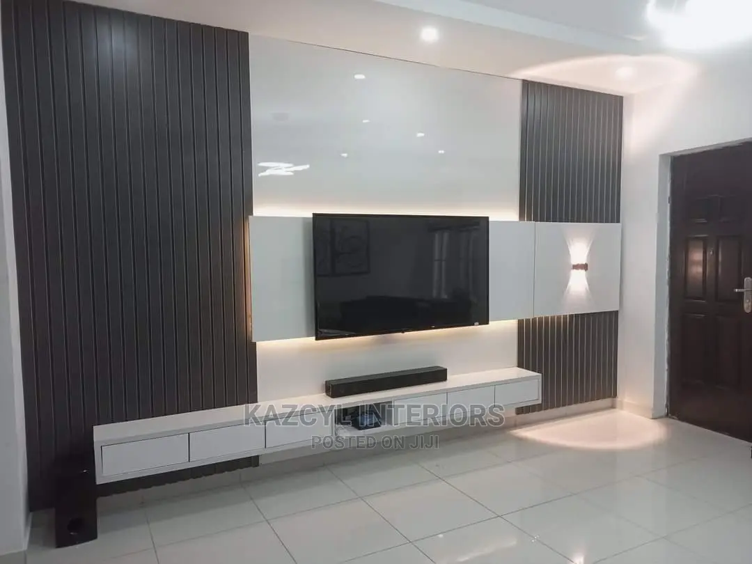 Flutted Panel for Wall and Tv Shelfs
