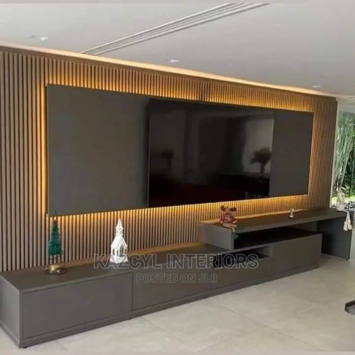Flutted Panel for Wall and Tv Shelfs