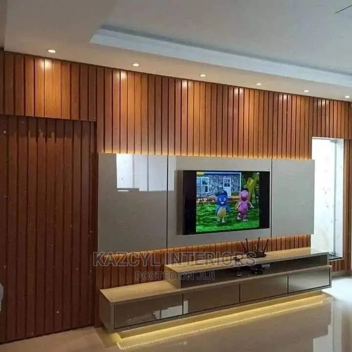 Flutted Panel for Wall and Tv Shelfs