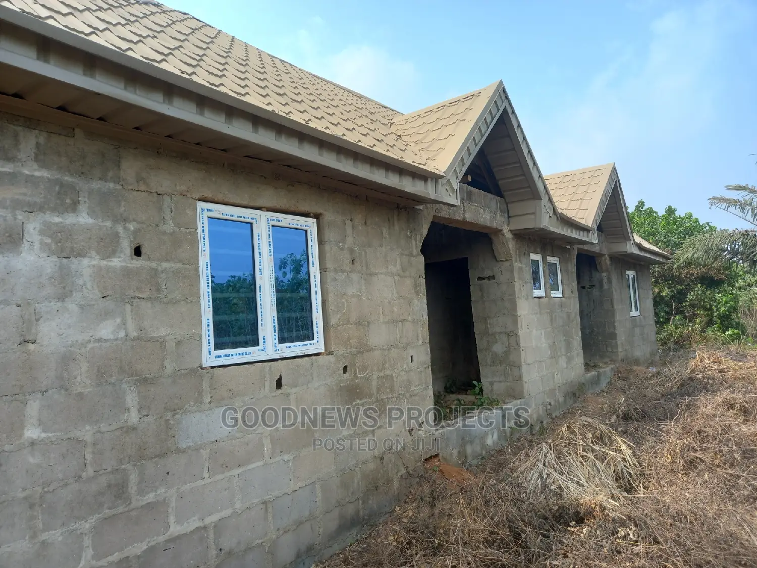 White Casement Windows With Burglary and Net