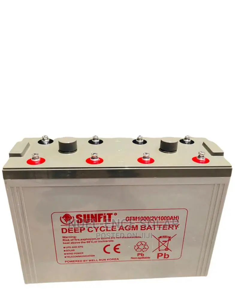 2v 1000ah Sunfit Battery