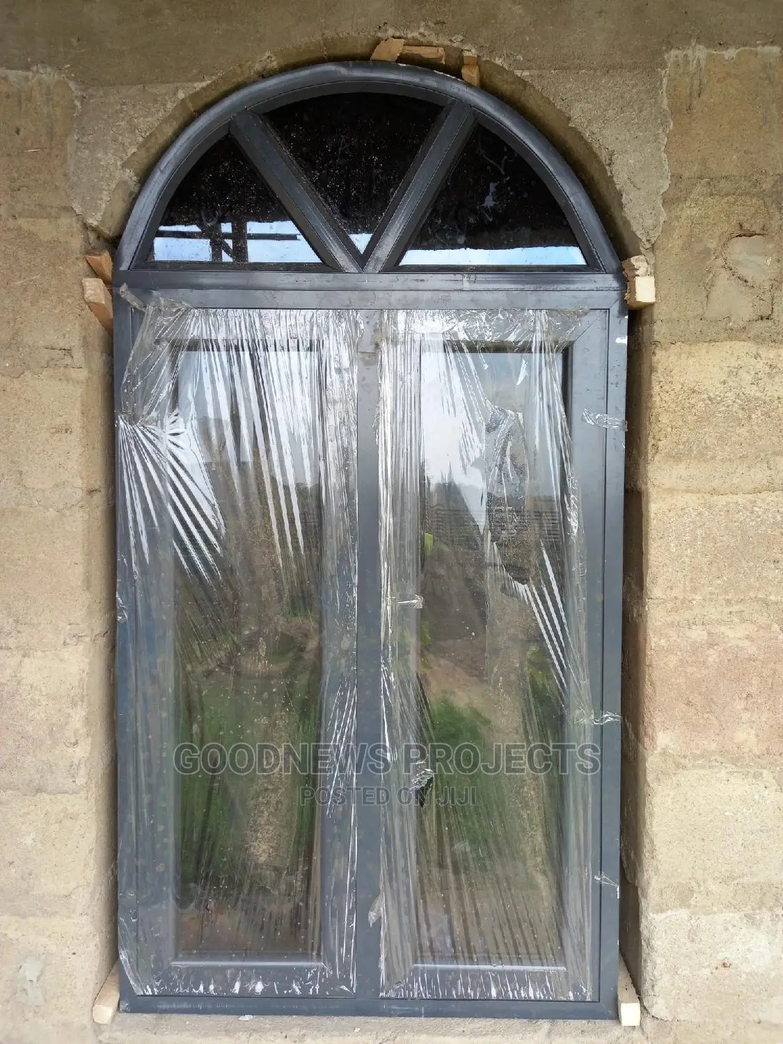 Aluminium Casements Windows With Arc