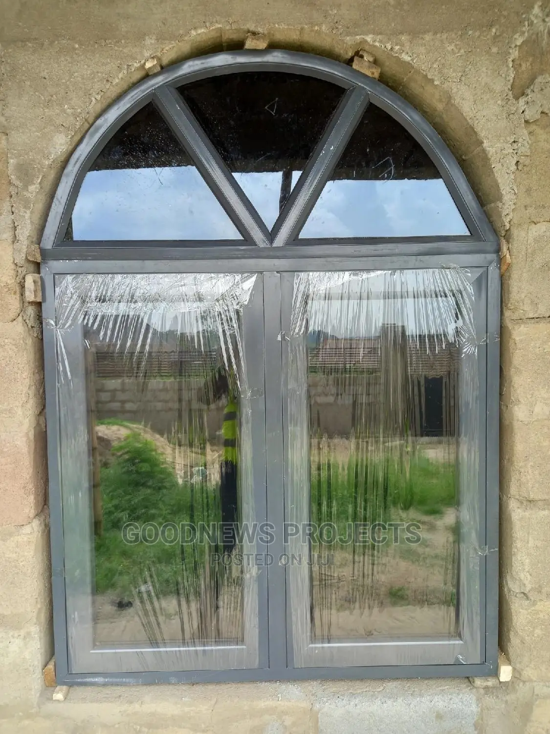 Aluminium Casements Windows With Arc