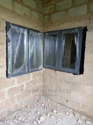 Casement Aluminium Dark Gray Window