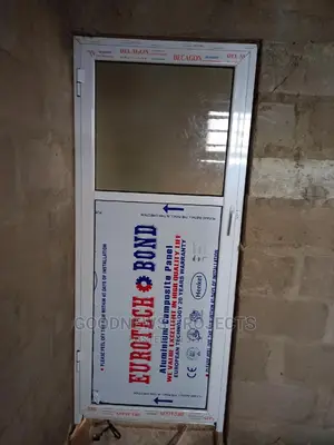 Very Unique Aluminium Toilet Door