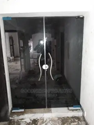 Frameless Grey 10mm Tempered Glass Door