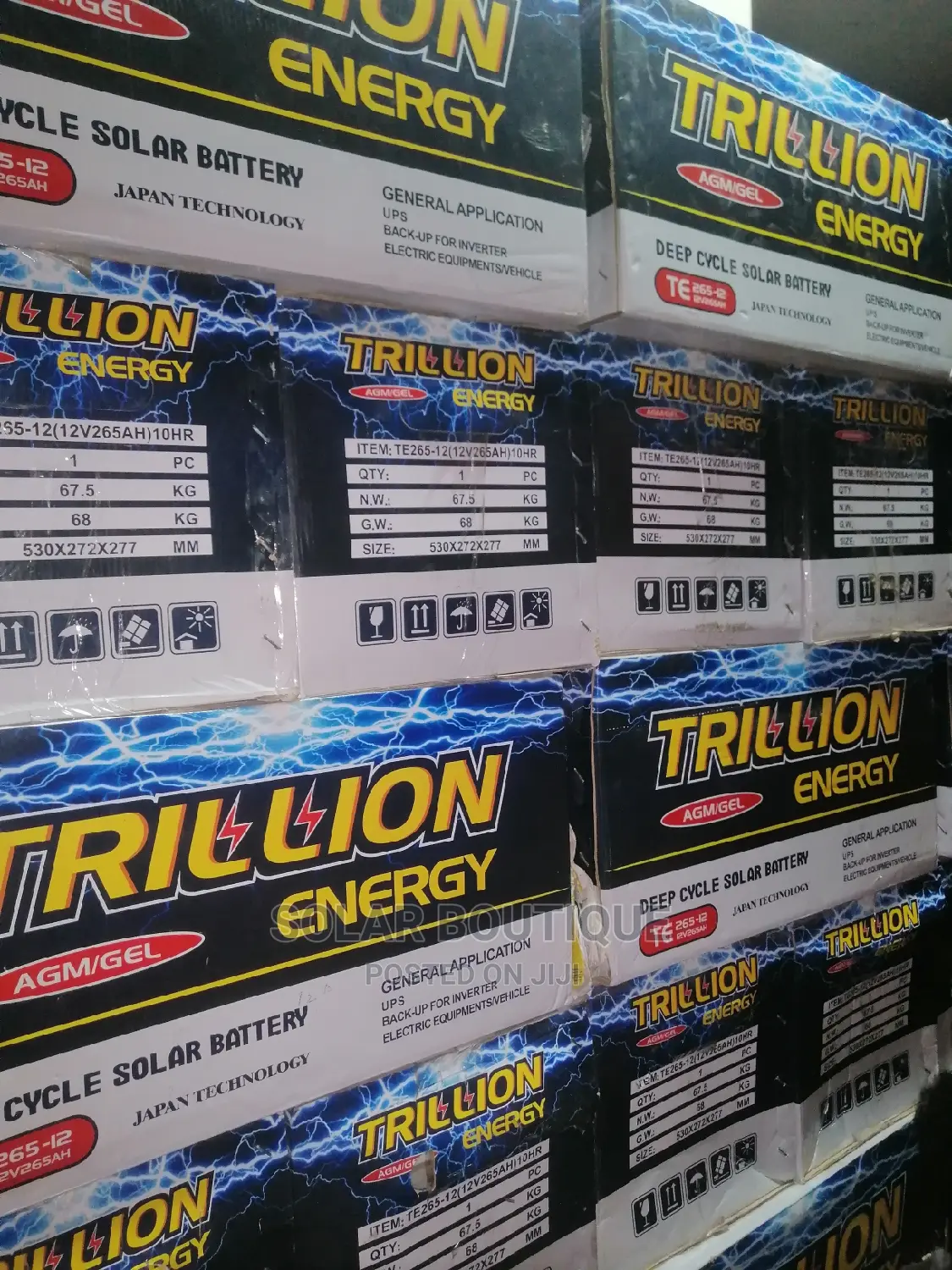 265ah Trillion Energy Battery