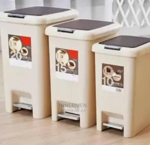 10l Waste Bin With Foot Pedal