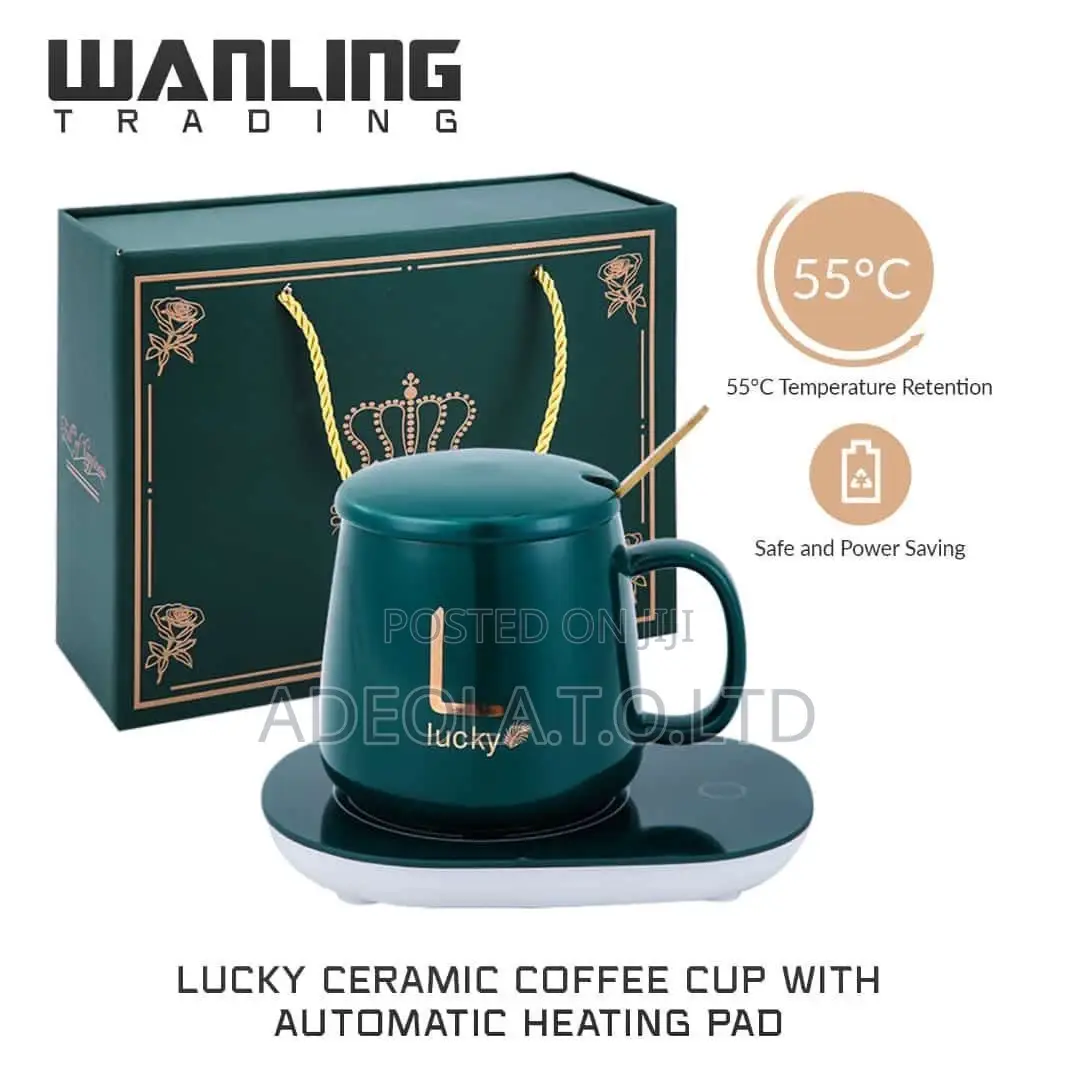 Coffee Cup With Automatic Heating Pad