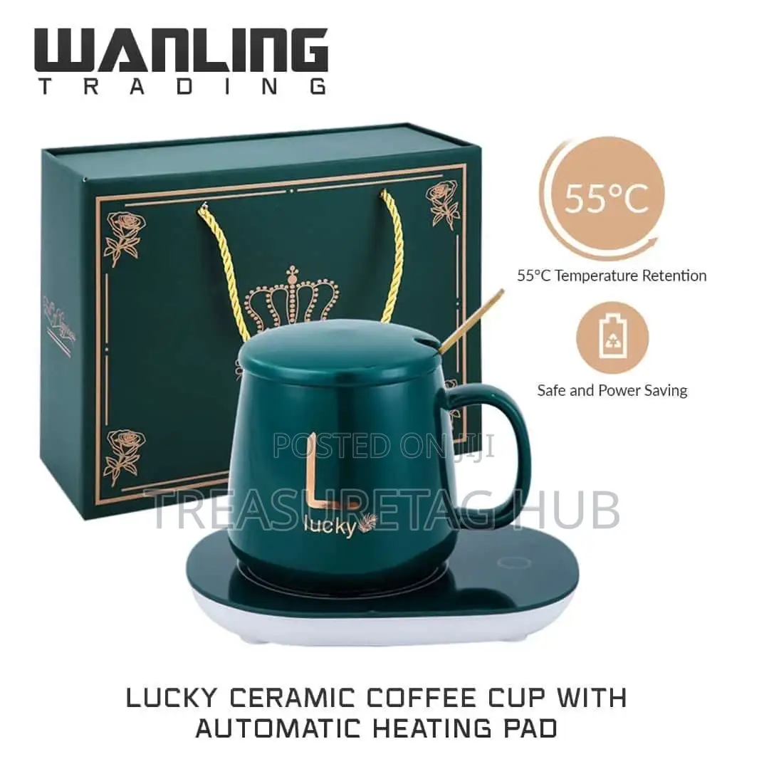 Coffee Cup With Automatic Heating Pad