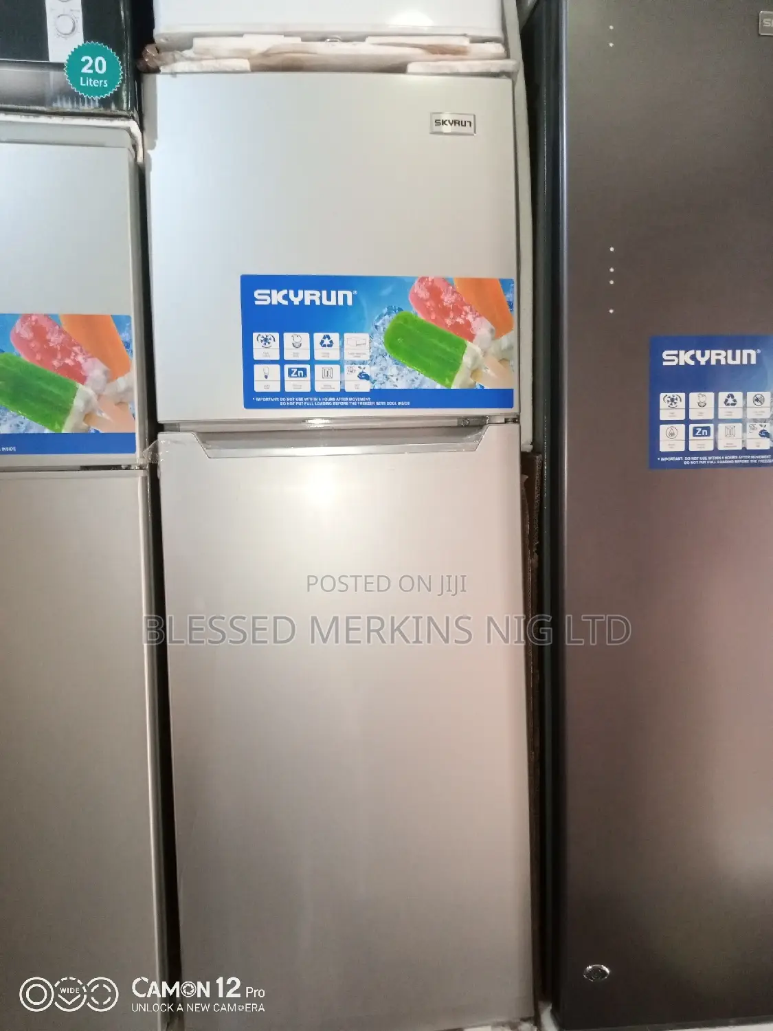Skyrun Double Door Fridge 138