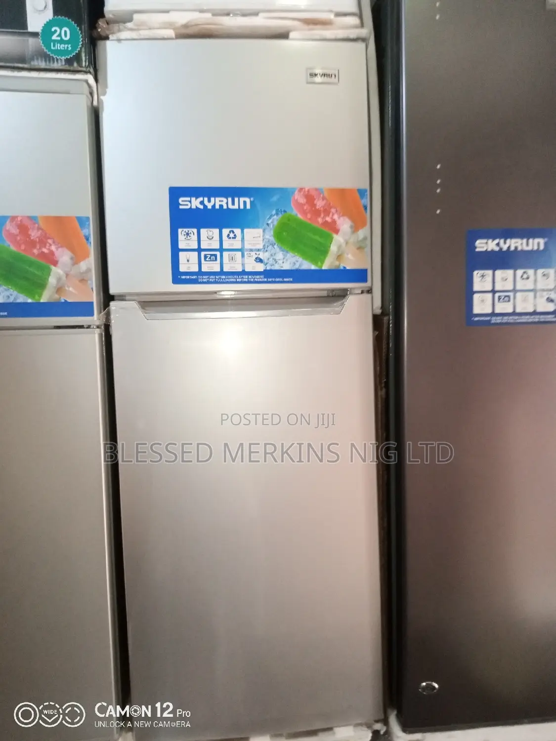 Skyrun Double Door Fridge 138