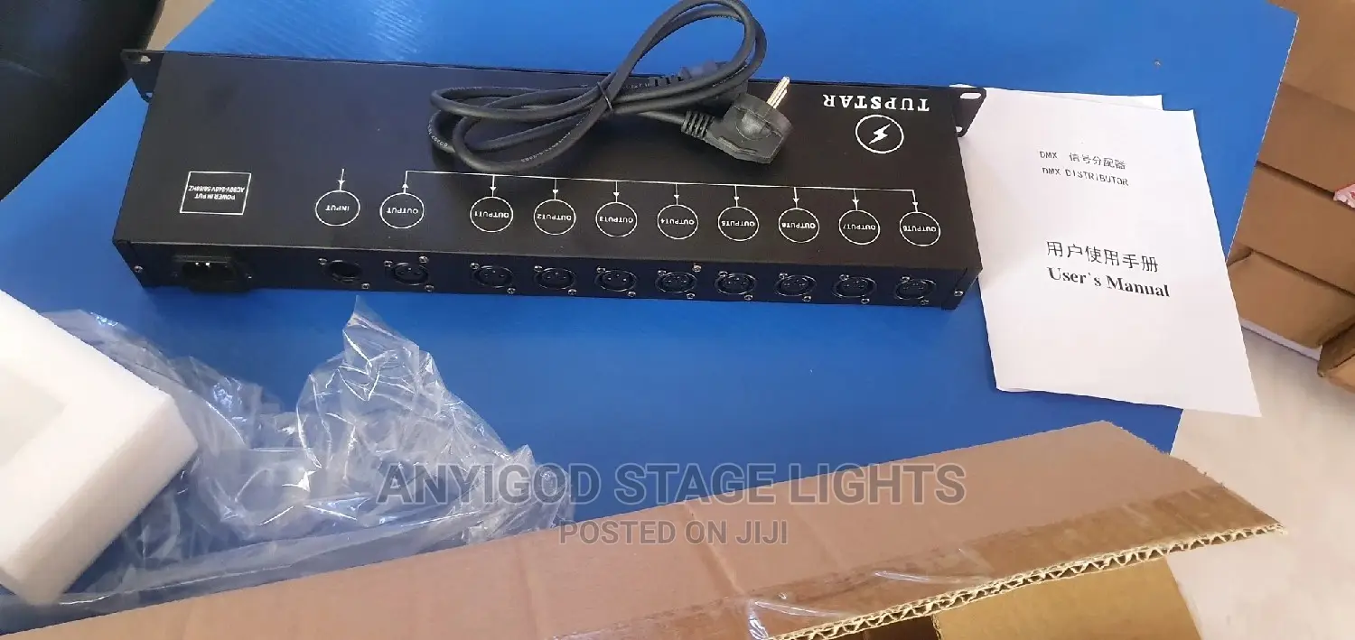 DMX Splitter Machine 8 Channel Way in Ojo Stage Lighting & Effects