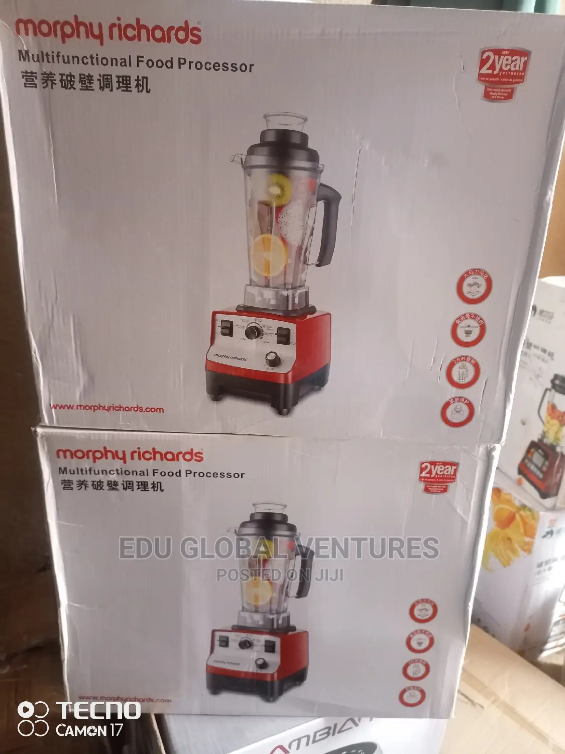 Morphy Richards Multifunctional Blender, 2000watts Original.