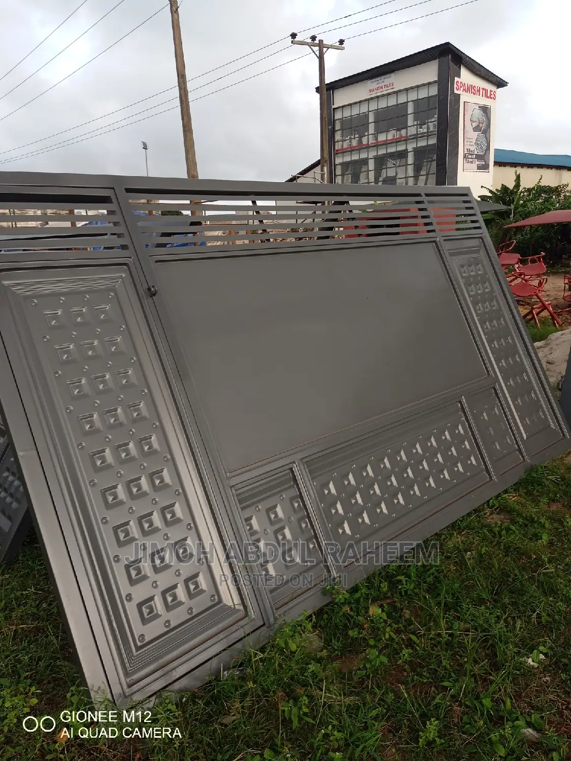 Modern Rail Tracking Gate.