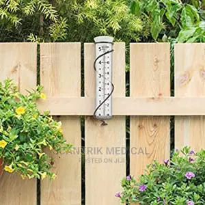 Rain Gauge Tube Measuring Outdoor Collector Hold Stand