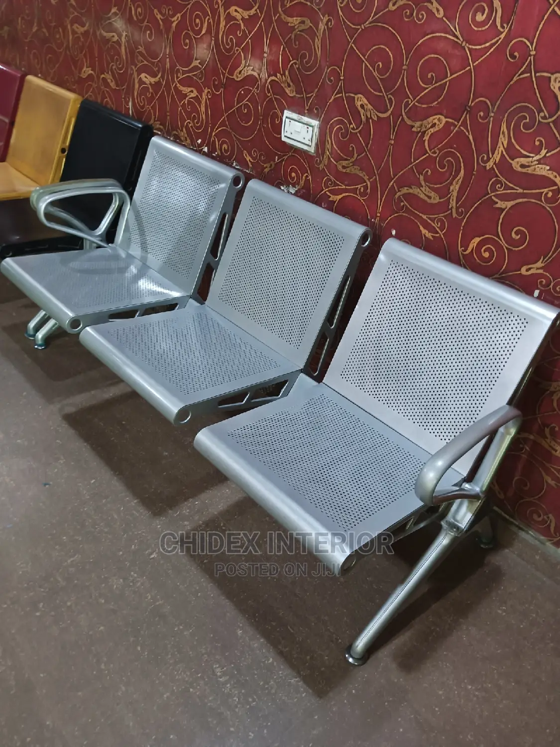 3 Seater Office Chiar