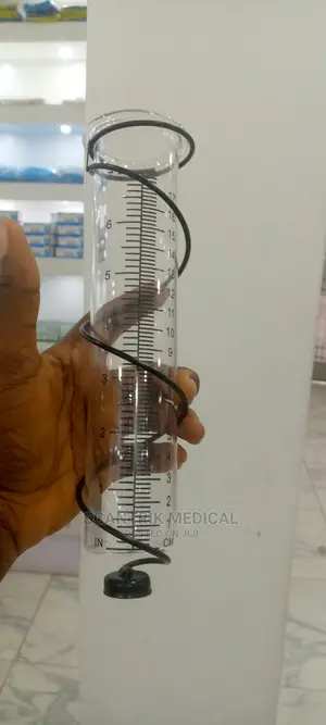 Glass Rain Gauge With Stand Rainfall Measuring Tube