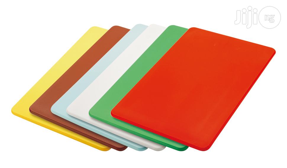 Multi-coloured Industral Chopping Board 970x566