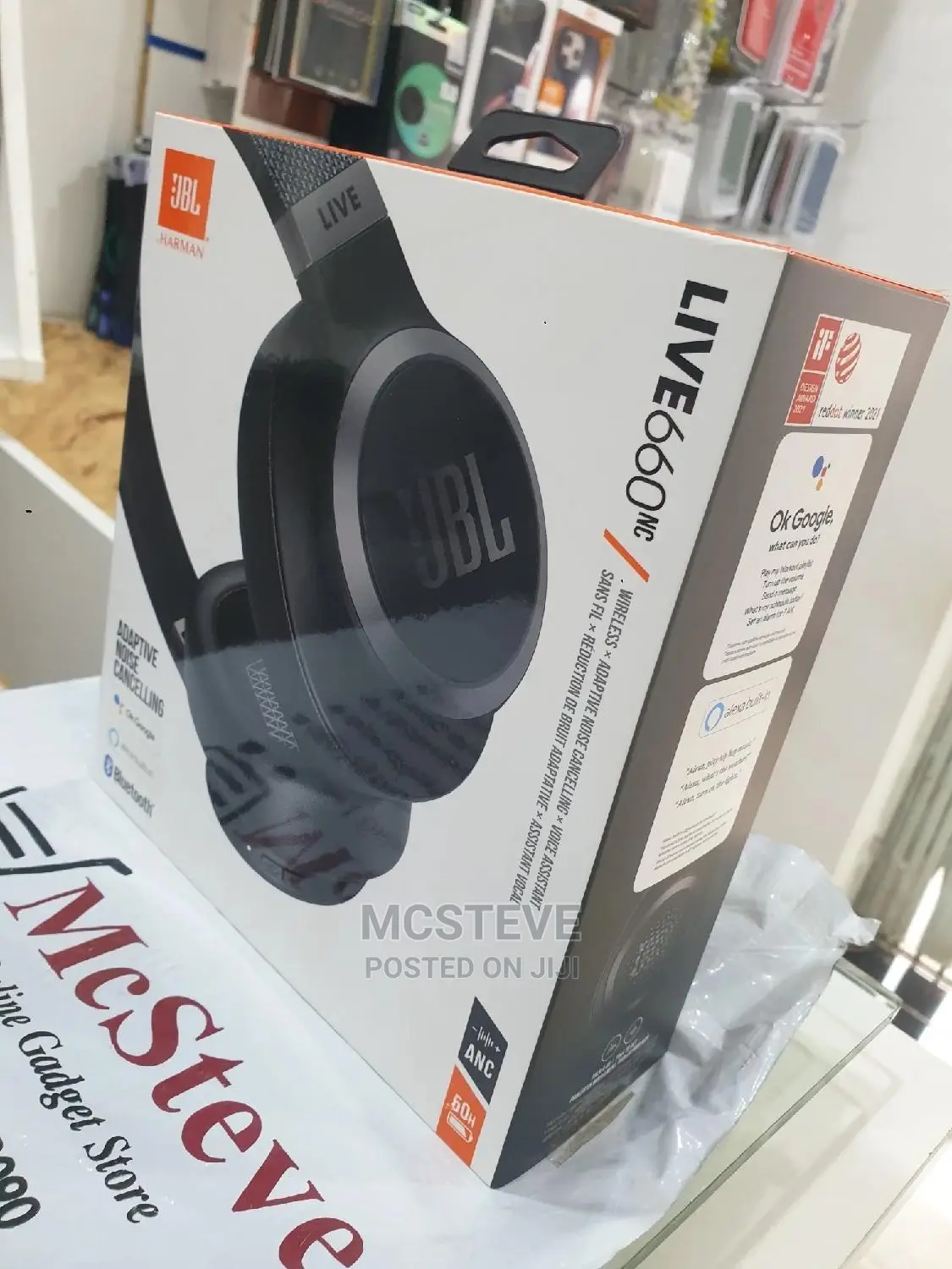 JBL Live 660 Wireless Noise Cancelling Headphones