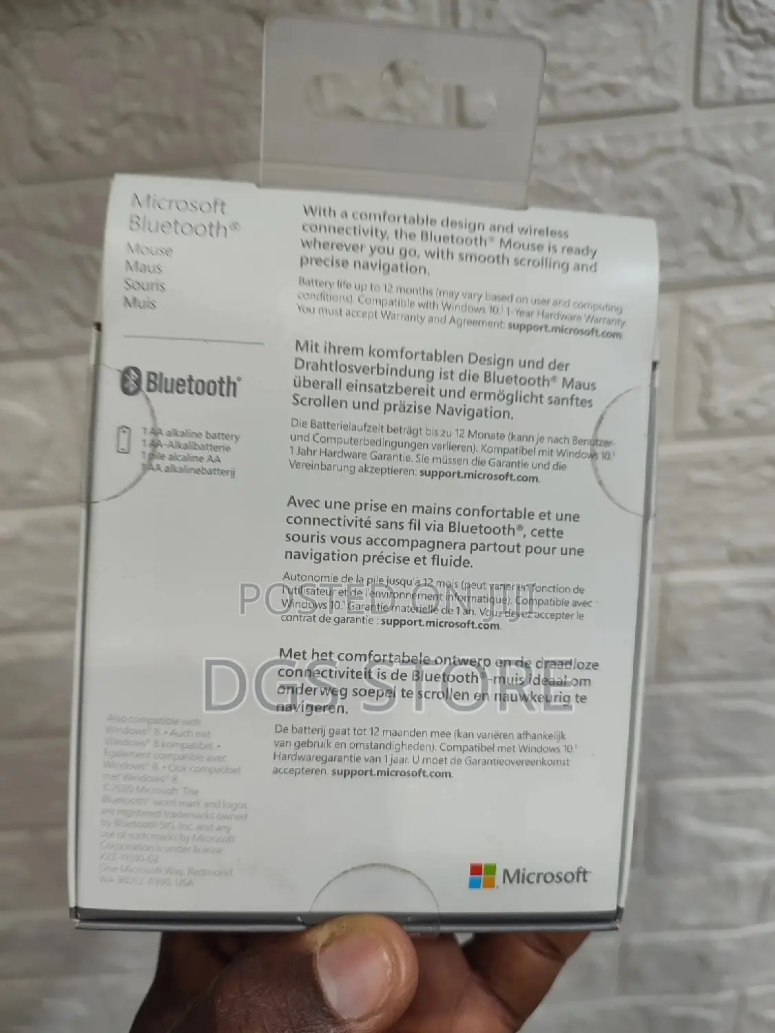 Microsoft Bluetooth Mouse Model 1929