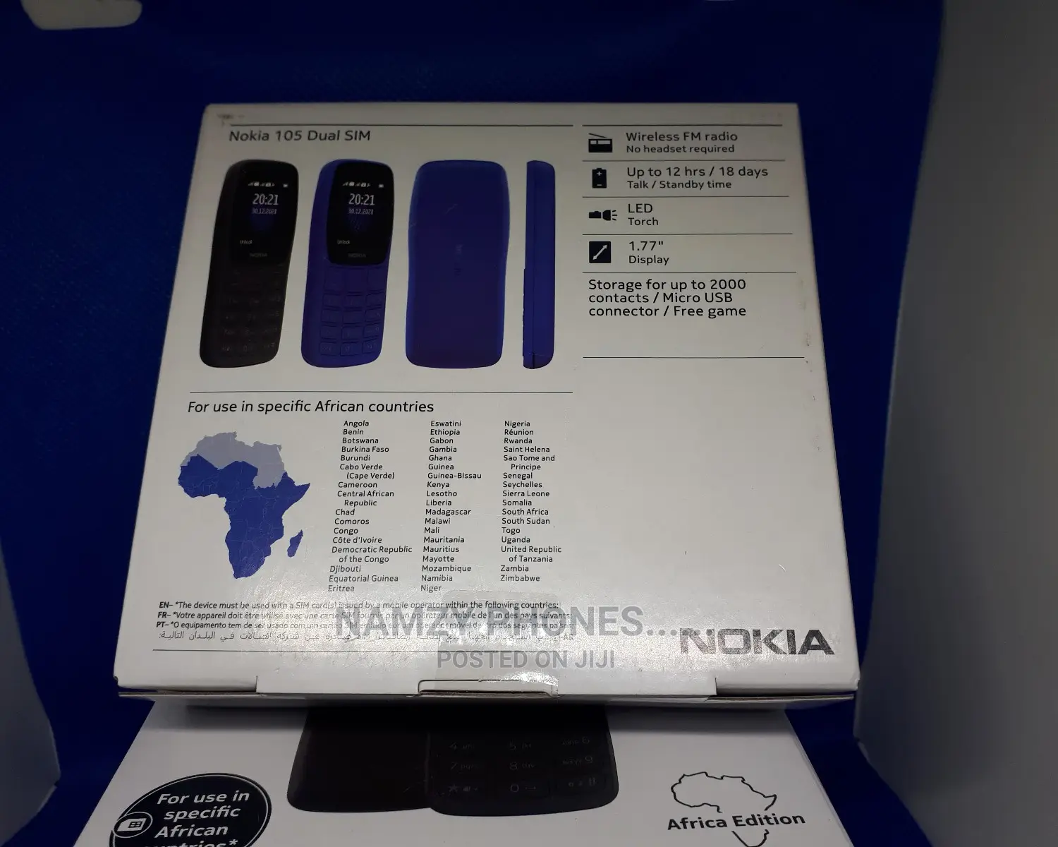 New Nokia 105 Black