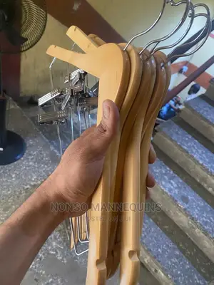 Wooden Clip Hangers for Trousers and Skirts