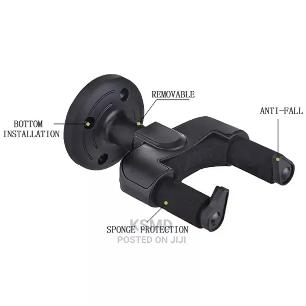 Guitar Hangers Wall Mount Hooks Stand Holder Plastic Display