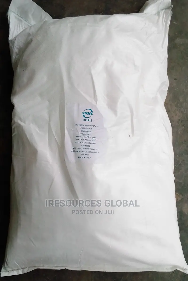 Dextrose Monohydrate (Glucose Powder) 25kg Bag