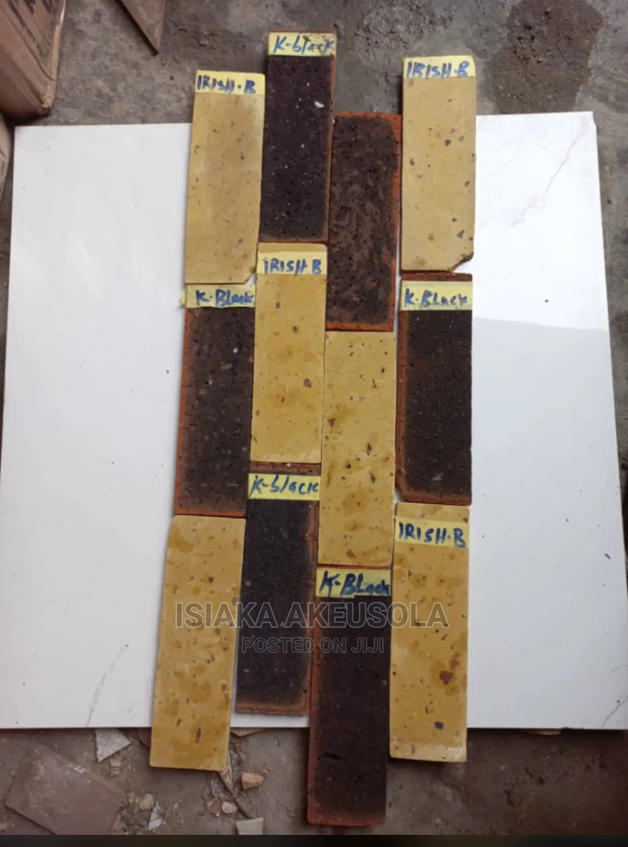 Brick Tiles of Different Types and Quality
