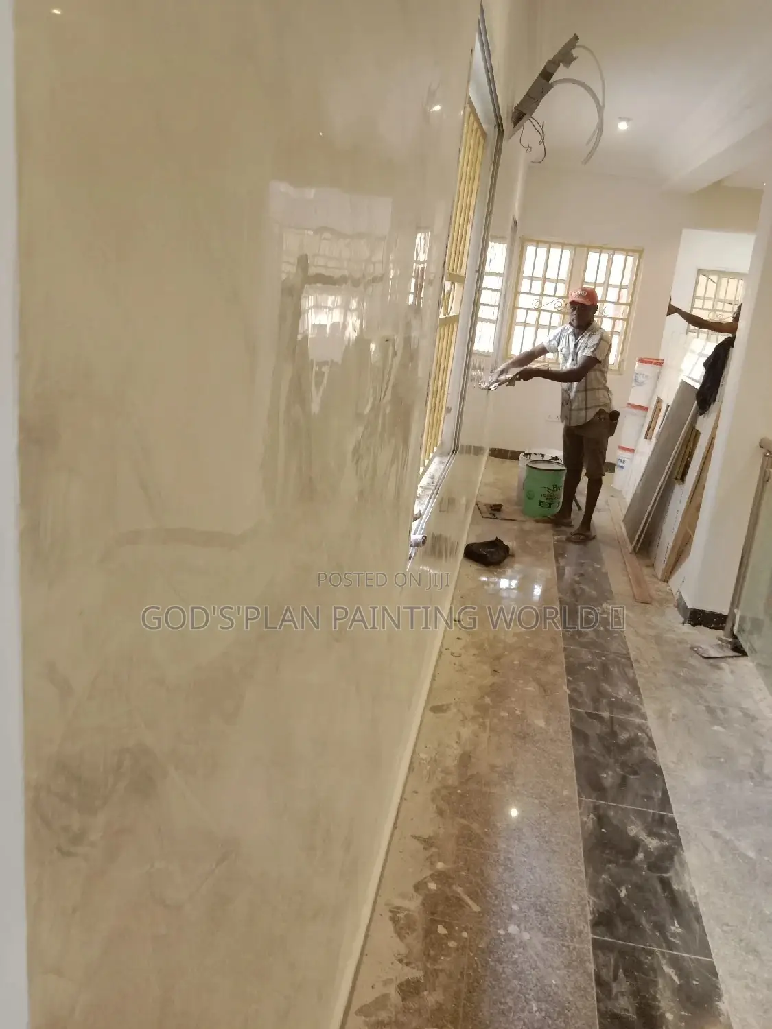 Glassy Marble Stucco Paint