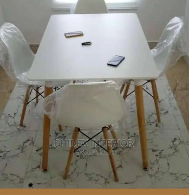 Portable Dining Table 4chiars