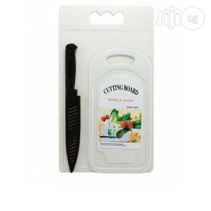 Univasal Chopping Boad With Knife /Gift Item