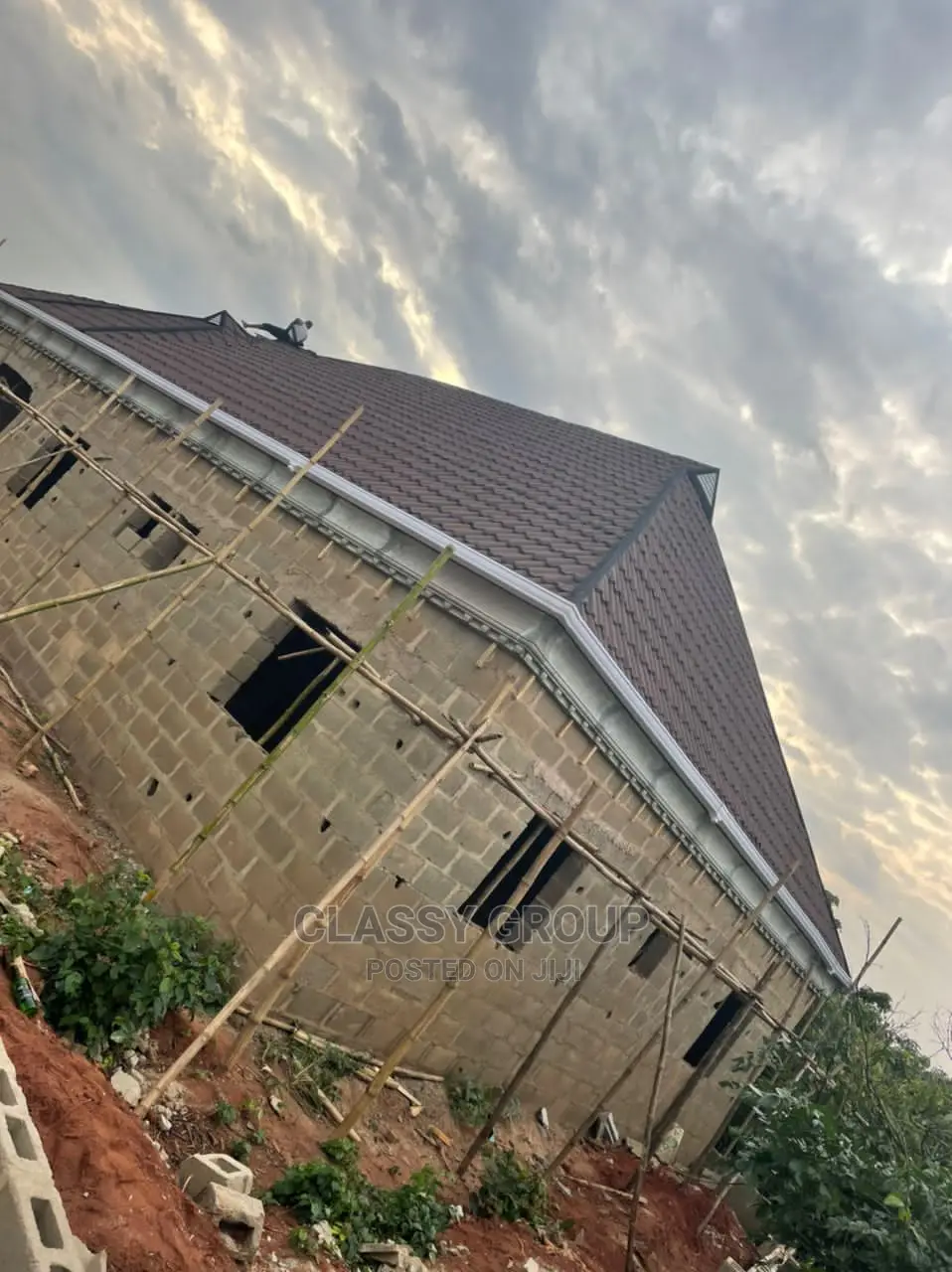 Brown Stone Coated Roof