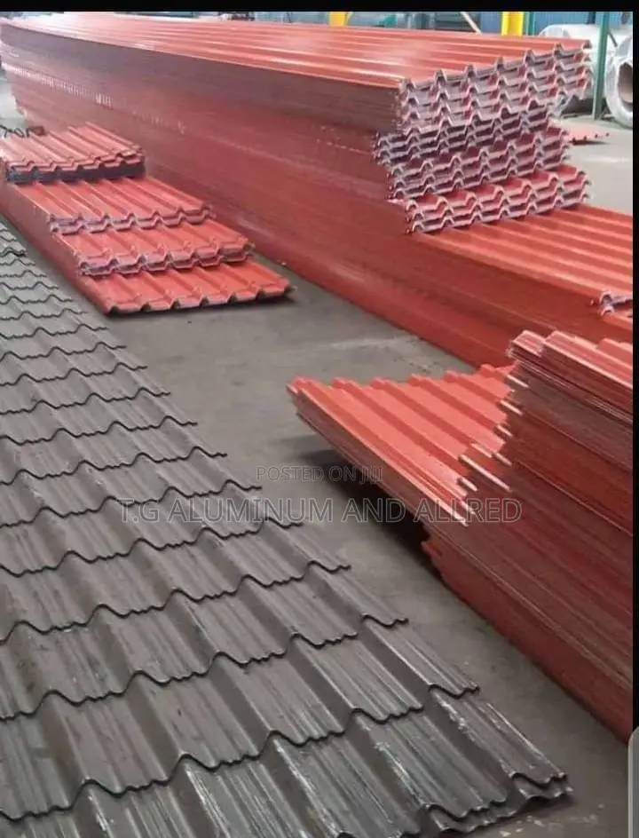 Step Tiles Design Roofing Sheet
