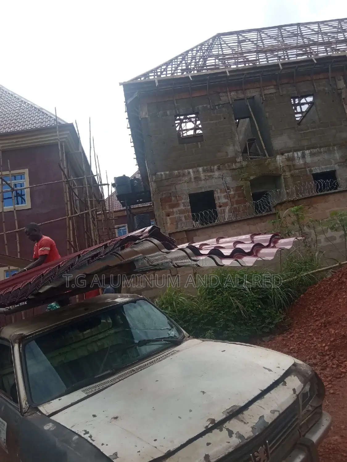Step Tiles Design Roofing Sheet