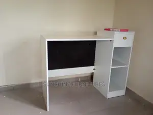 Modern Study Table With Shelves