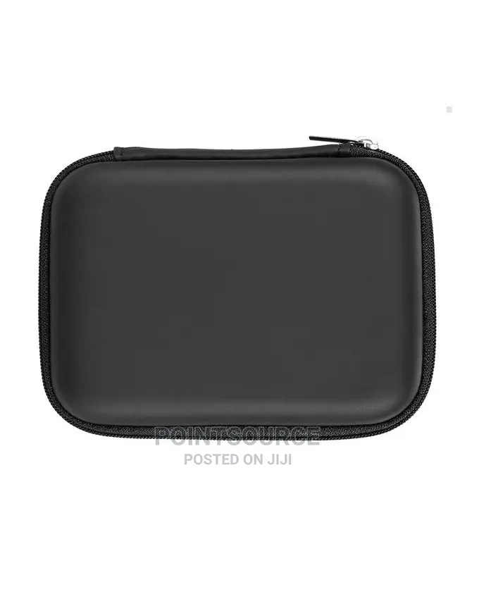 External Hard Drive Carry Case Pouch I Black