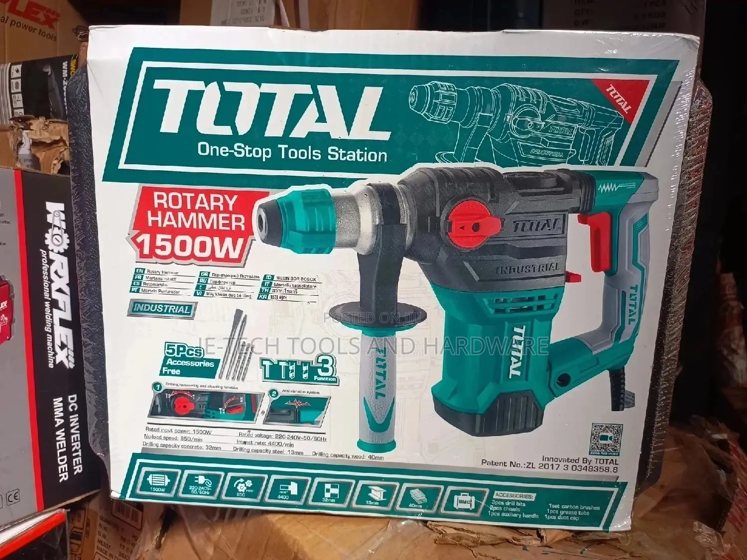 Total Rotary Hammer 1500W