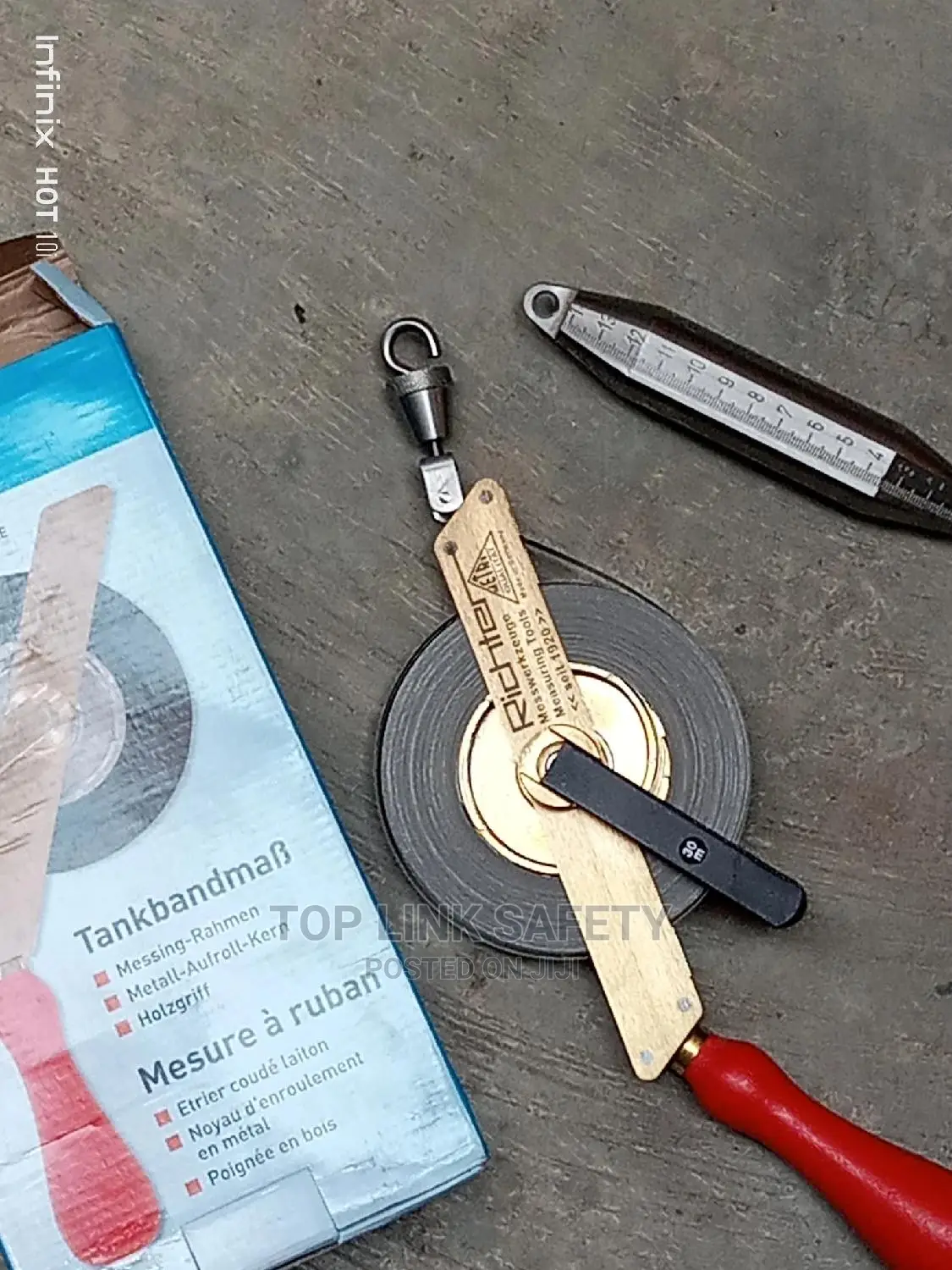 Dipping Tape . Measuring Tape