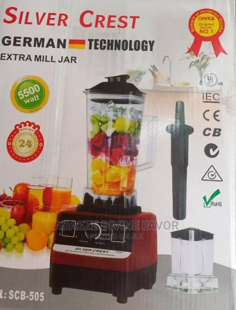 Silver Crest Extra Mill Jar Blender (2cups)