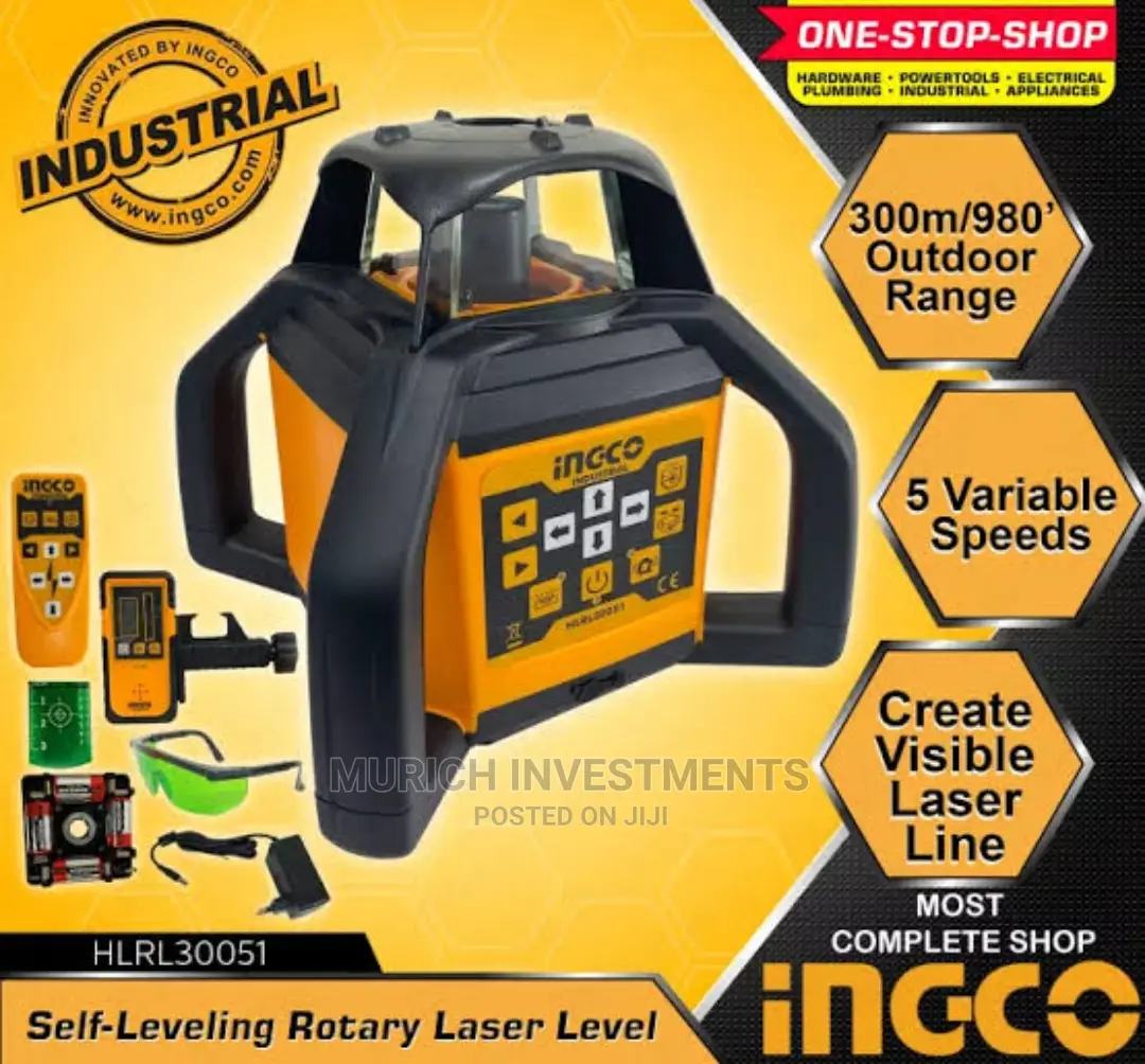 Laser Level Remote Control Rotary Self-Levelling Ingco