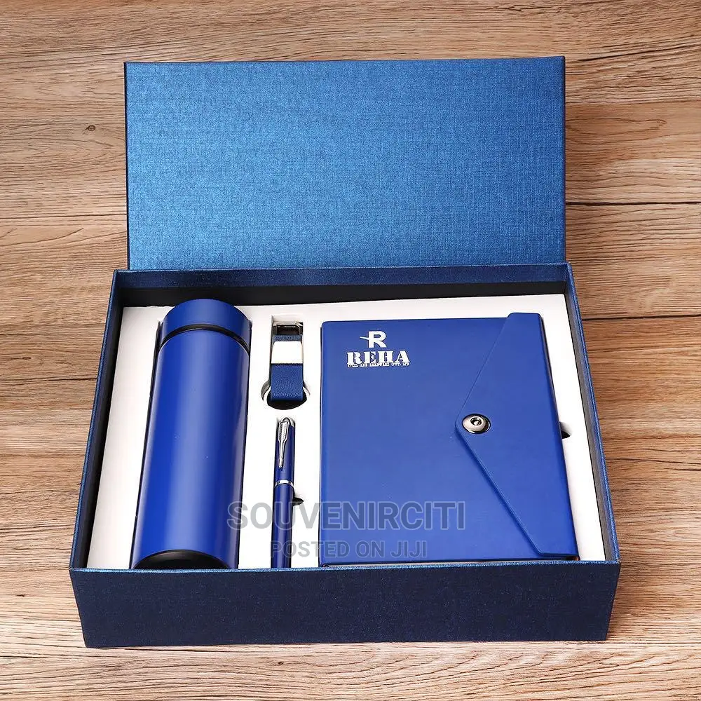 Blue Corporate Gift Set -4pcs Set