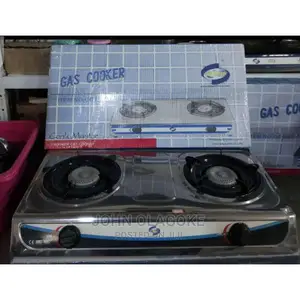 Double Burner Auto Ignition Table Top Gas Cooker