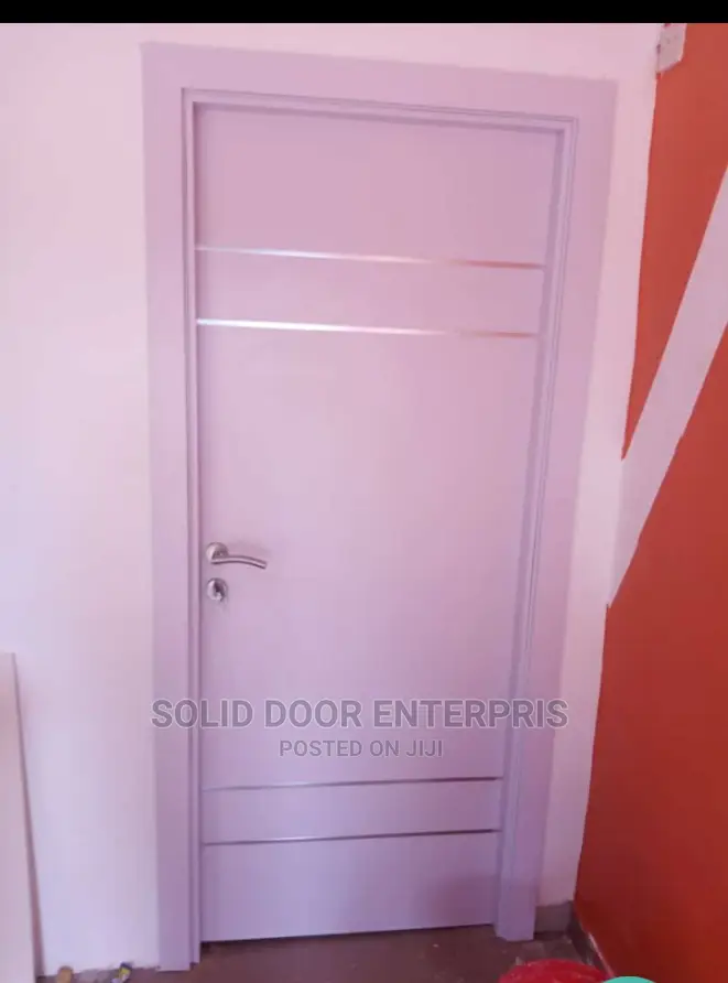 Solid Hdf Door With Chrome