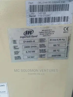 Ingersoll Rand Air Drying Machine Available