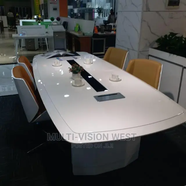 Glass Top Conference Table
